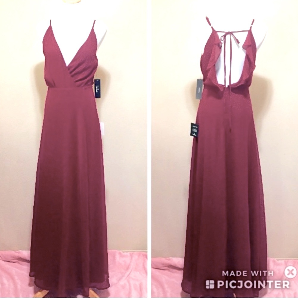 LULU’S chiffon maxi dress - NWT